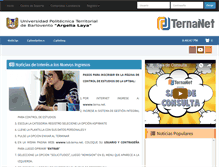 Tablet Screenshot of iutb.terna.net